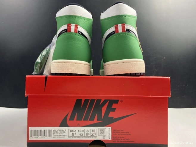 Rep Jordan Retro Green Lucky 1 Air High DB4612-300 0726
